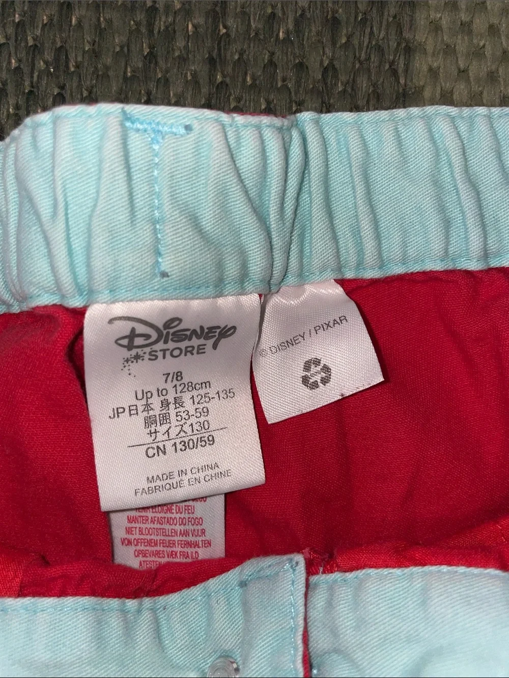 Disney Lightning McQueen Bright Red Cargo Shorts for Kids